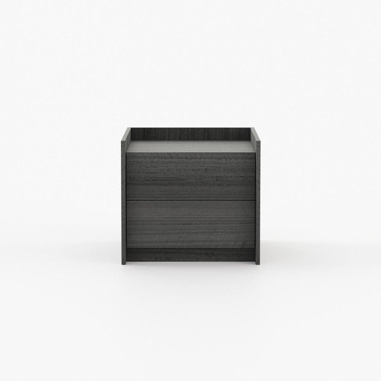 Laskasas ENDY Bedside Cabinet & Table Grey Eucalyptus Veneer Matte - Araco Interiors