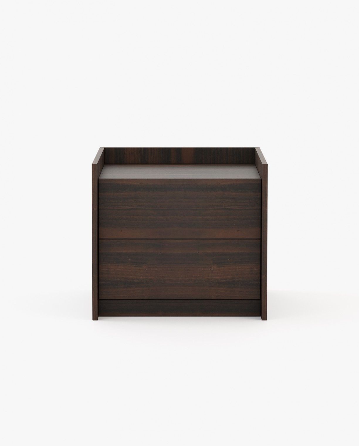 Laskasas ENDY Bedside Cabinet & Table Smoked Eucalyptus Veneer Matte - Araco Interiors