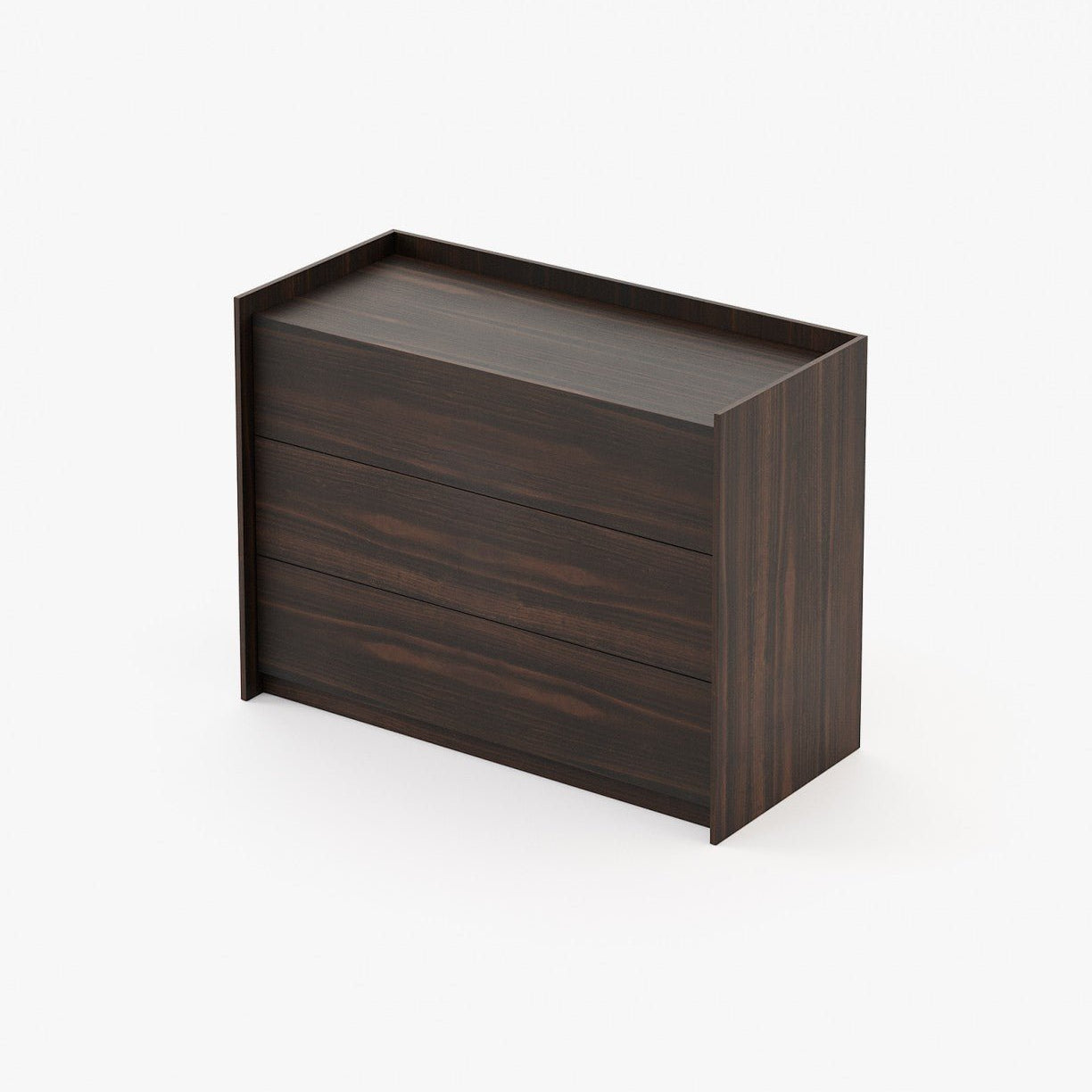 Laskasas ENDY Set of 3 Chest of Drawers Smoked Eucalyptus Veneer Matte - Araco Interiors