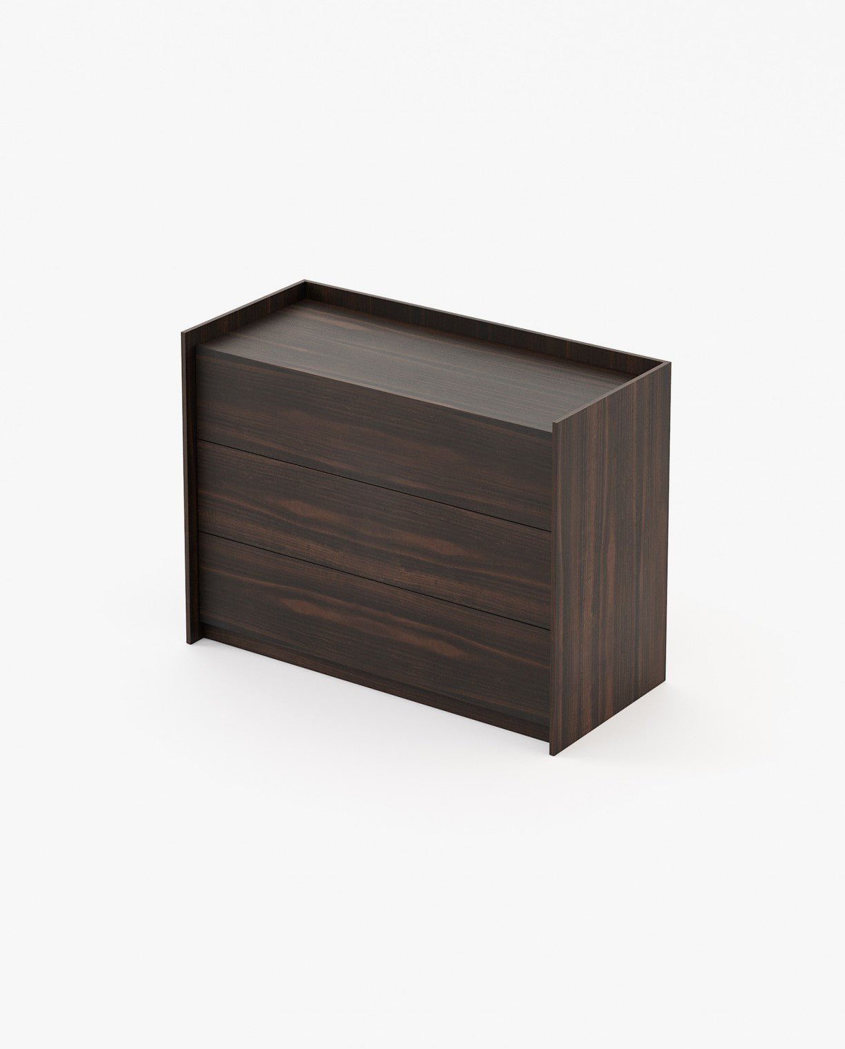 Laskasas ENDY Set of 3 Chest of Drawers Smoked Eucalyptus Veneer Matte - Araco Interiors