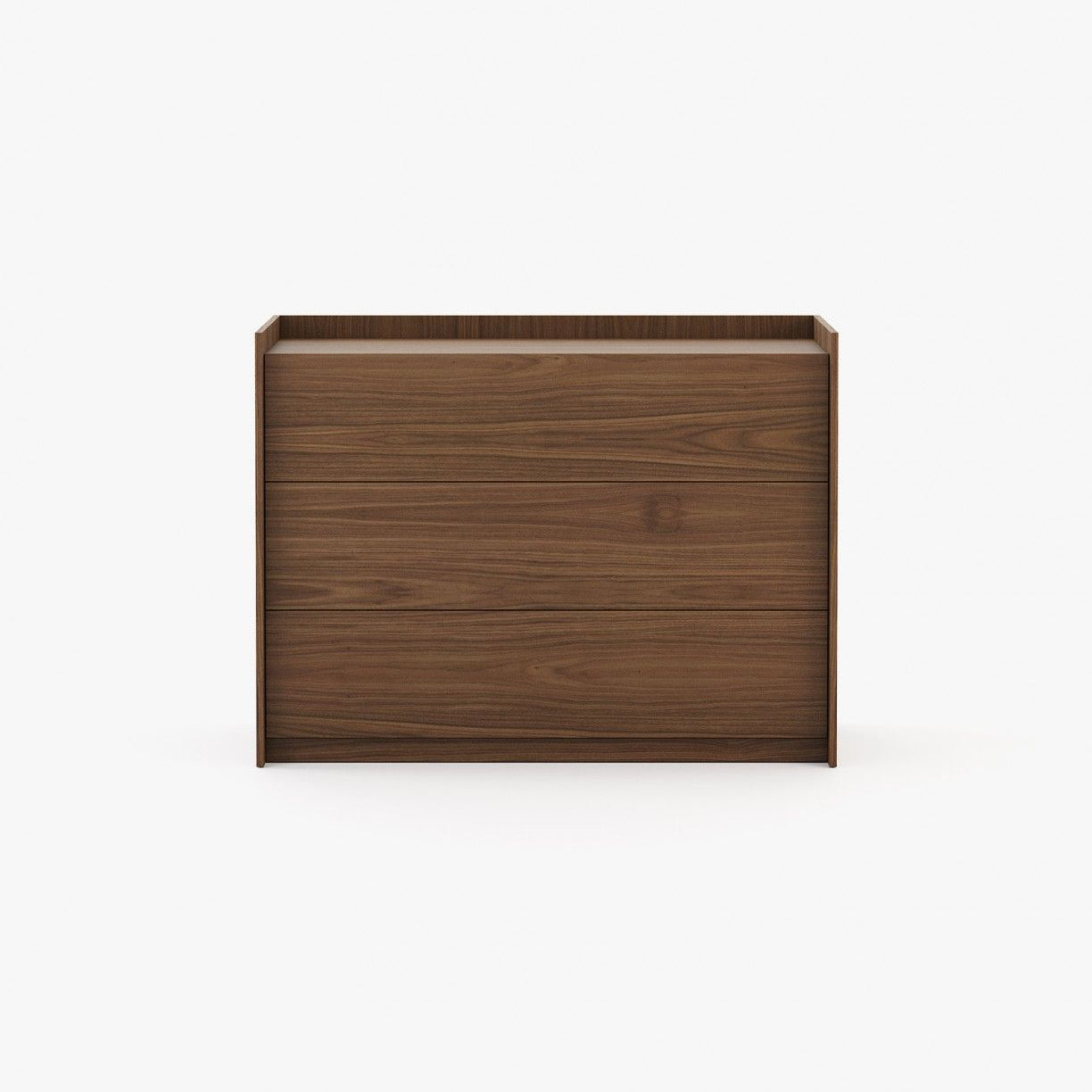 Laskasas ENDY Set of 3 Chest of Drawers Walnut Veneer Matte - Araco Interiors