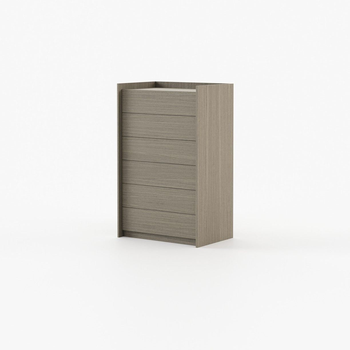 Laskasas ENDY Tallboy Chest of Drawers Aged Oak Veneer Matte - Araco Interiors