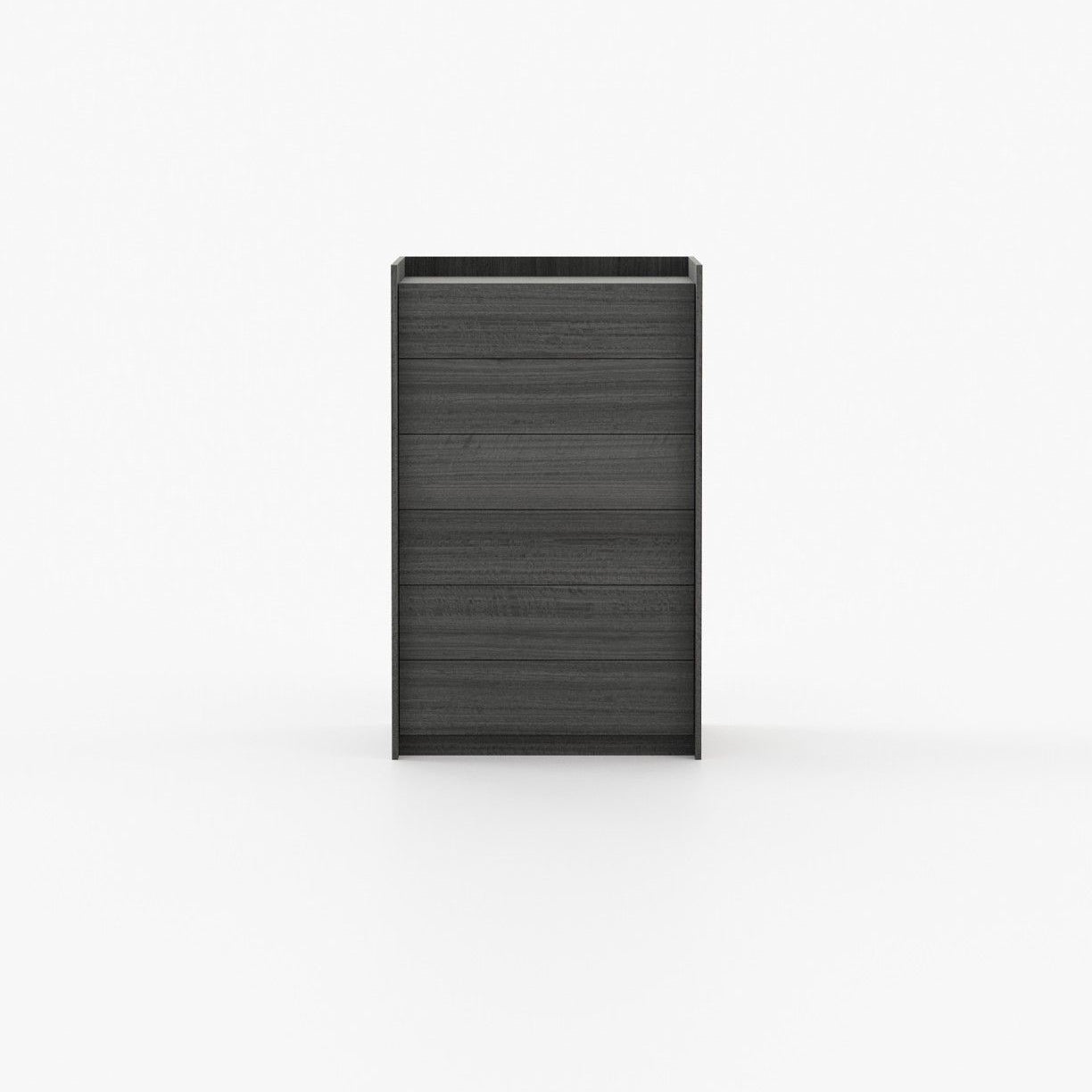 Laskasas ENDY Tallboy Chest of Drawers Grey Eucalyptus Veneer Matte - Araco Interiors