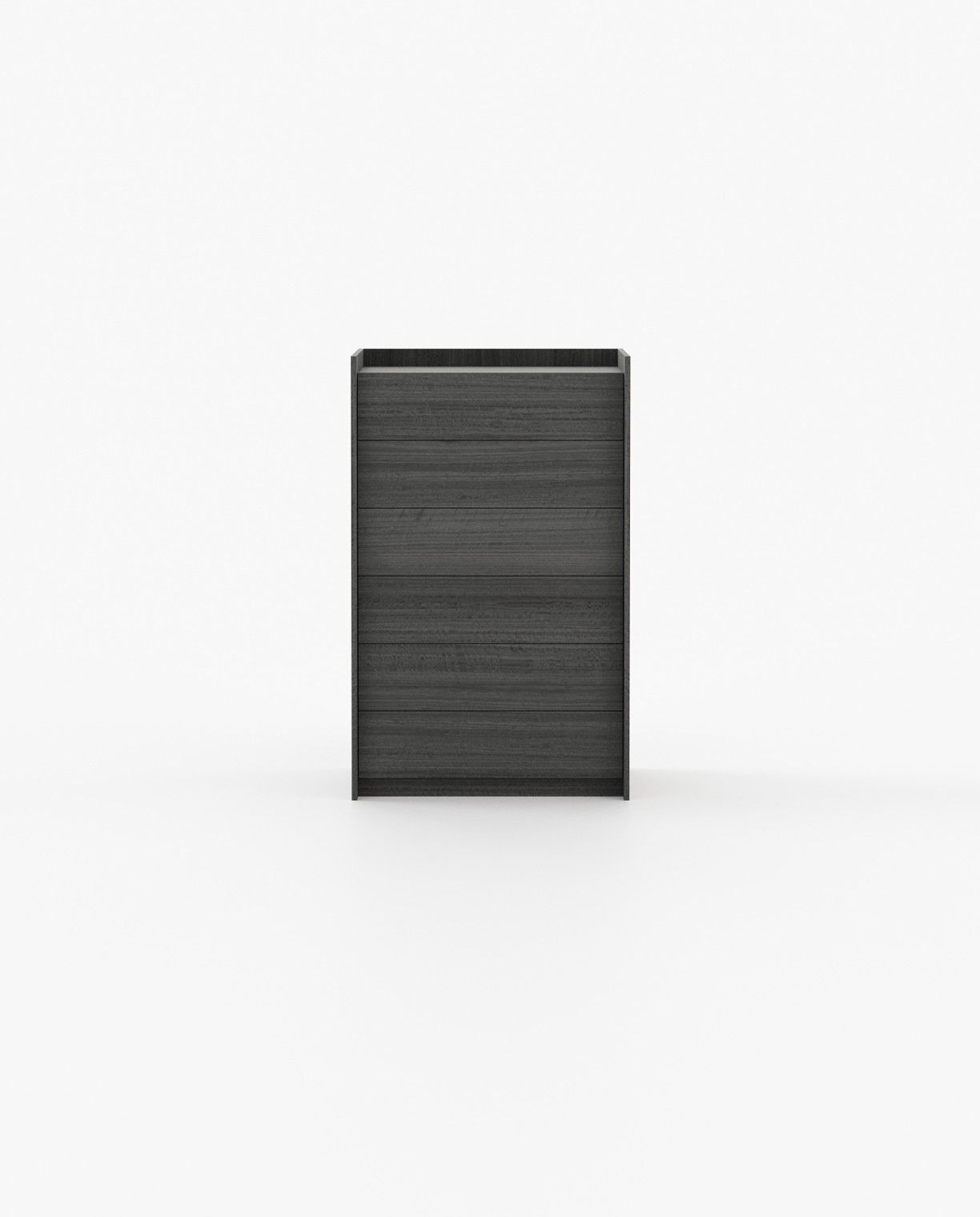 Laskasas ENDY Tallboy Chest of Drawers Grey Eucalyptus Veneer Matte - Araco Interiors