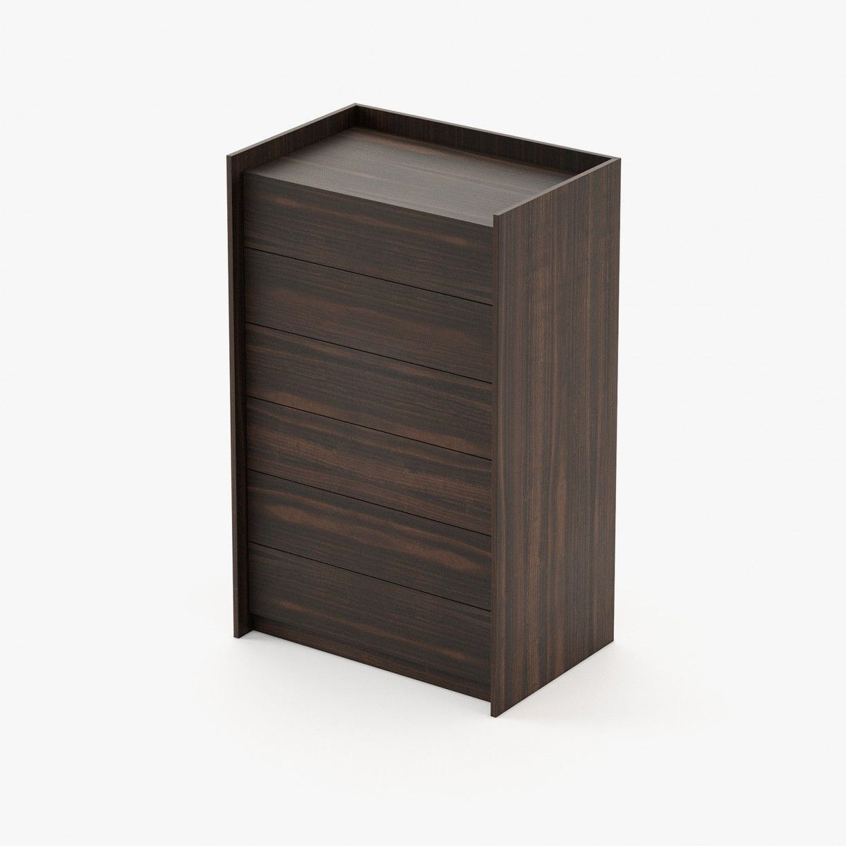 Laskasas ENDY Tallboy Chest of Drawers Smoked Eucalyptus Veneer Matte - Araco Interiors