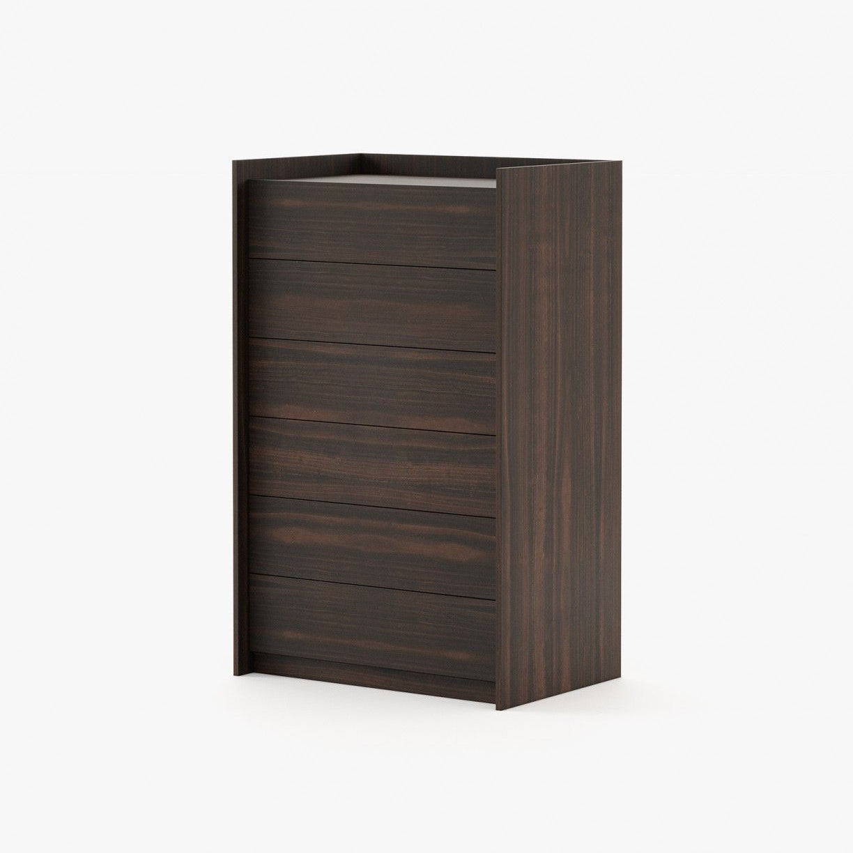 Laskasas ENDY Tallboy Chest of Drawers Smoked Eucalyptus Veneer Matte - Araco Interiors