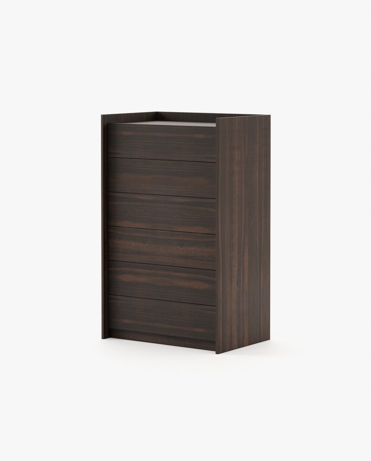Laskasas ENDY Tallboy Chest of Drawers Smoked Eucalyptus Veneer Matte - Araco Interiors