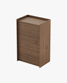 Laskasas ENDY Tallboy Chest of Drawers Walnut Veneer Matte - Araco Interiors