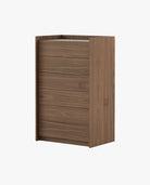 Laskasas ENDY Tallboy Chest of Drawers Walnut Veneer Matte - Araco Interiors