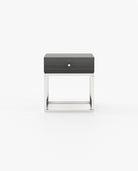 Laskasas ESTER Bedside Cabinet & Table Grey Eucalyptus Veneer Matte - Araco Interiors