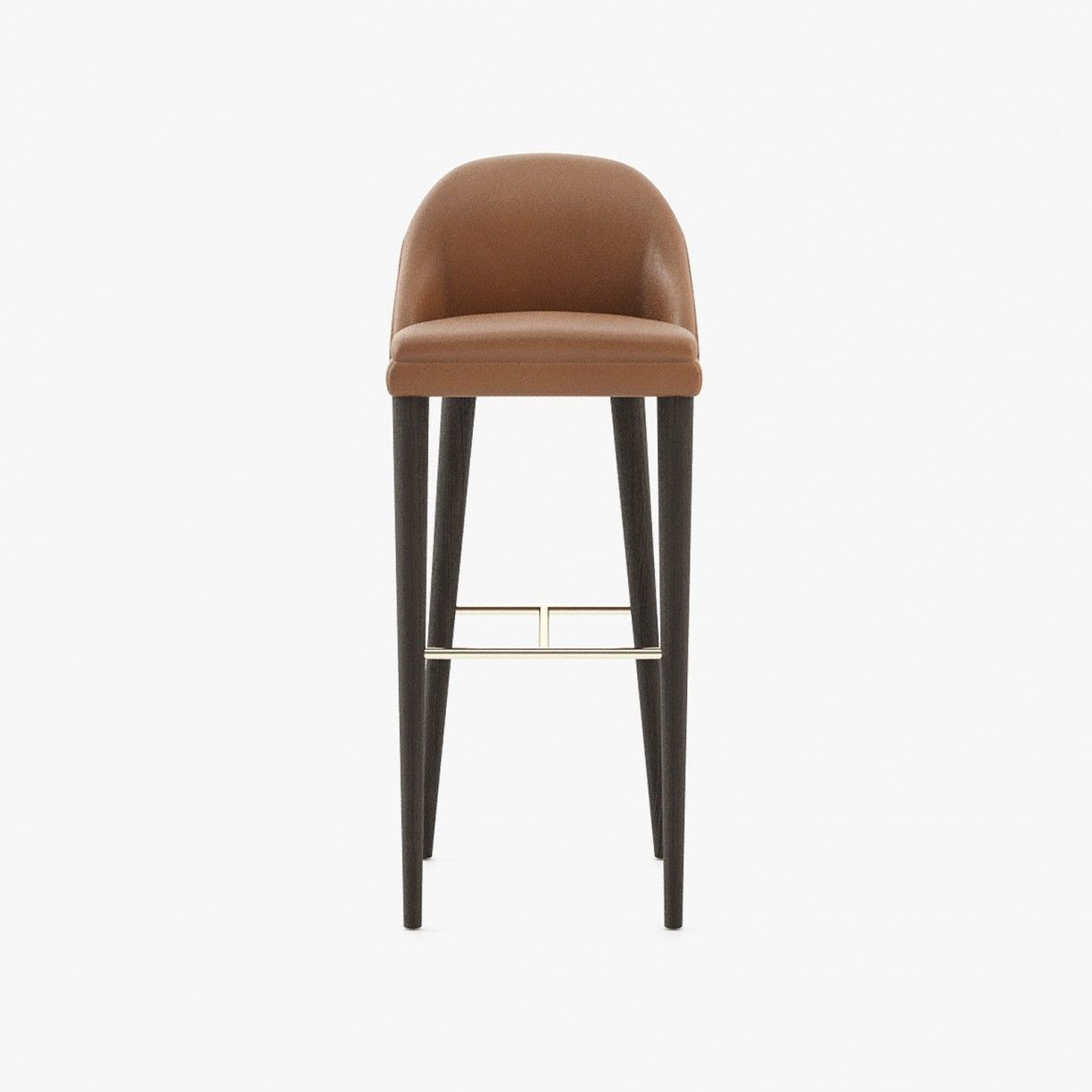 Laskasas ESTORIL Bar & Counter Stool Berlin Camel Leather - Araco Interiors