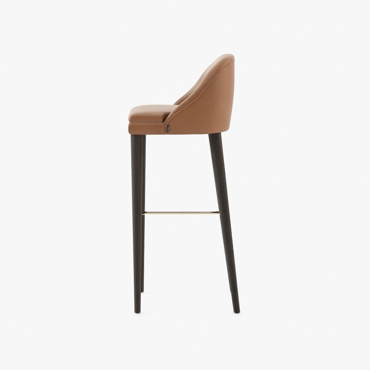 Laskasas ESTORIL Bar & Counter Stool Berlin Camel Leather - Araco Interiors