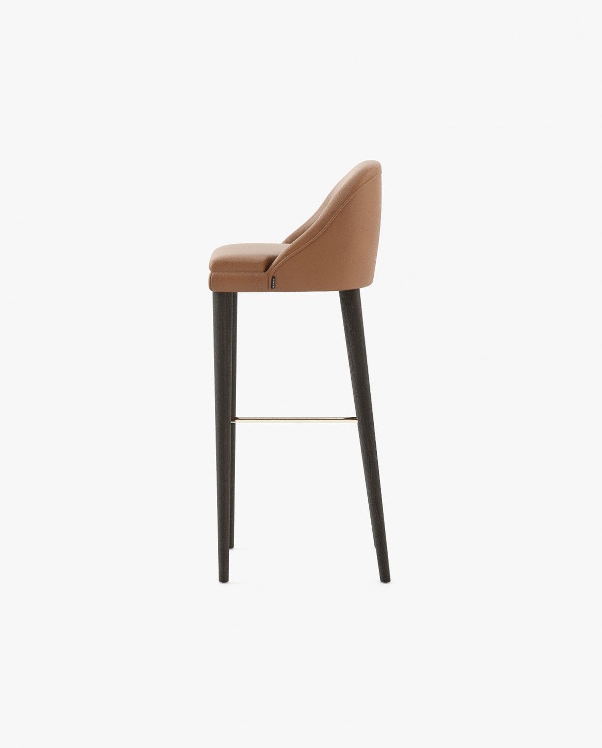 Laskasas ESTORIL Bar & Counter Stool Berlin Camel Leather - Araco Interiors