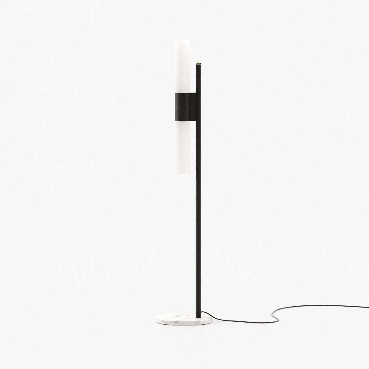Laskasas EVANS Floor Lamp Carrara Marble - Araco Interiors