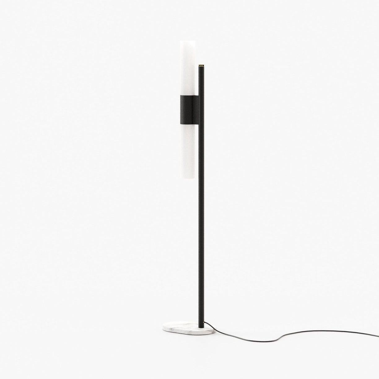 Laskasas EVANS Floor Lamp Carrara Marble - Araco Interiors