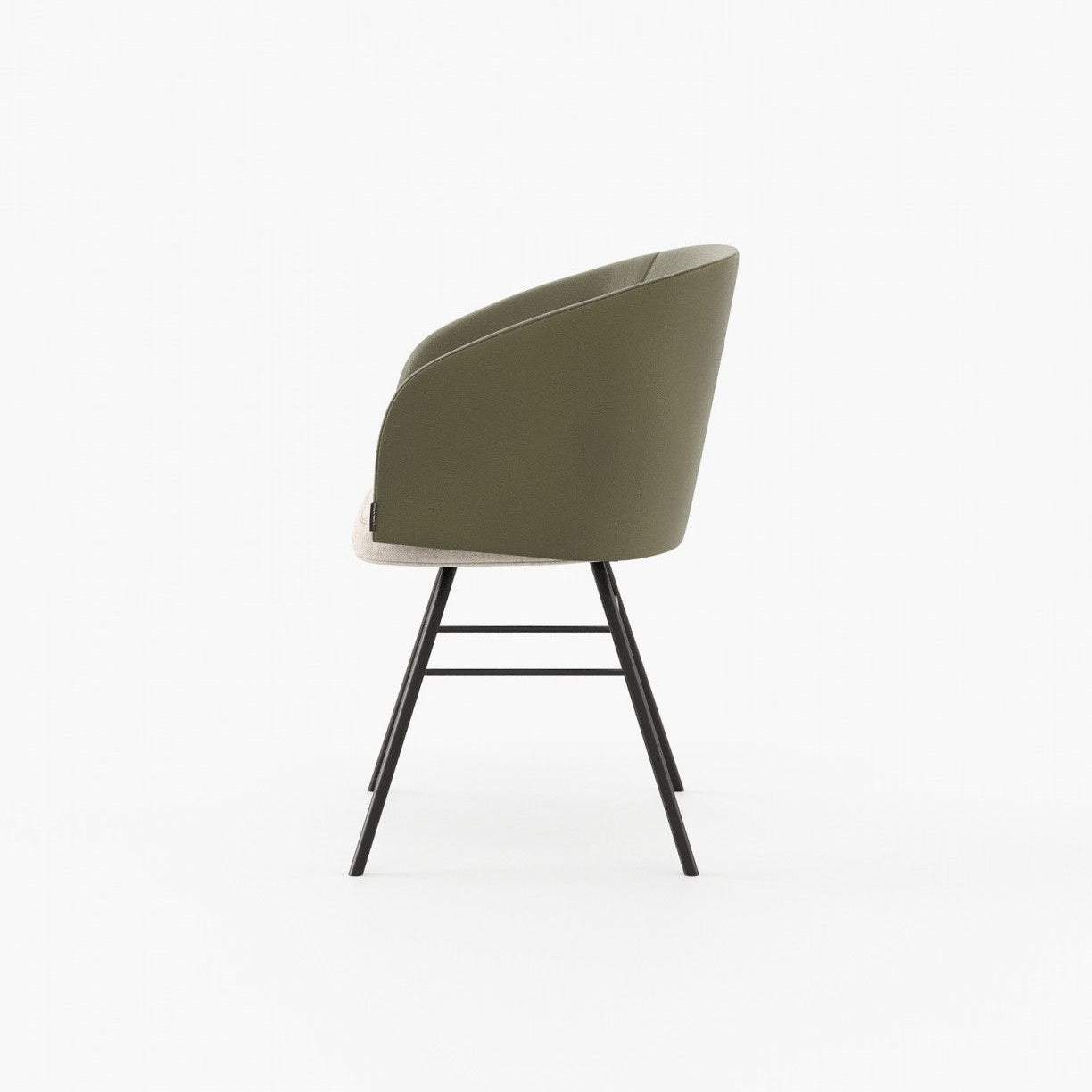 Laskasas FERRARA Dining Chair & Bench Berlin Forest Leather - Araco Interiors