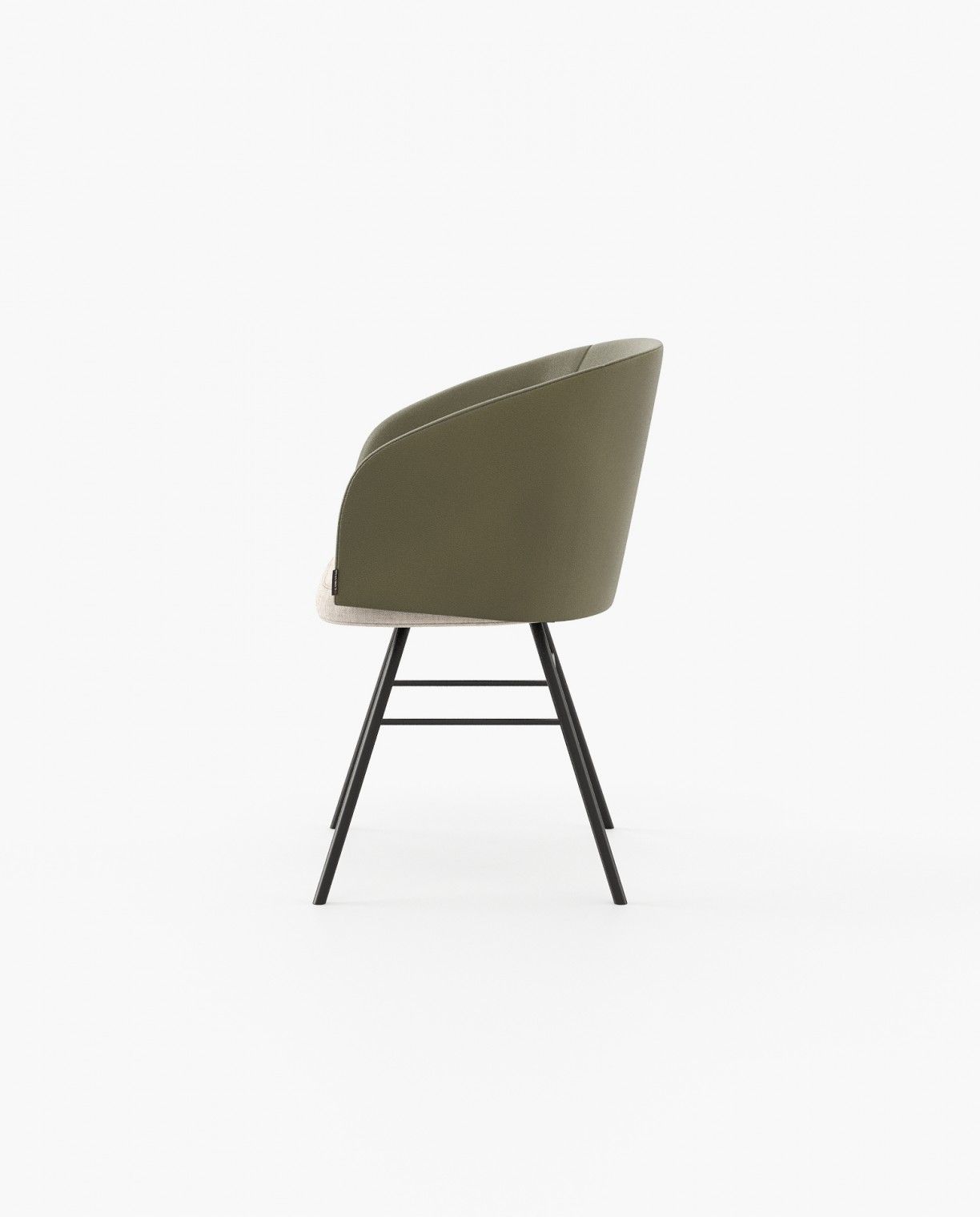 Laskasas FERRARA Dining Chair & Bench Berlin Forest Leather - Araco Interiors