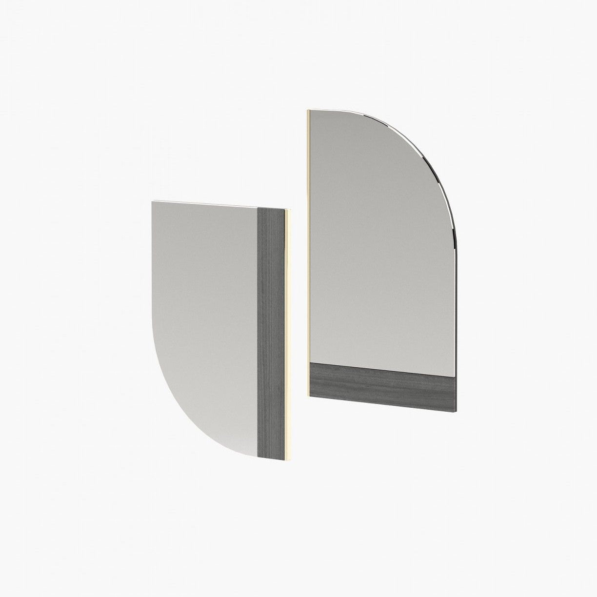 Laskasas FORTH Mirror Grey Eucalyptus Veneer Matte - Araco Interiors