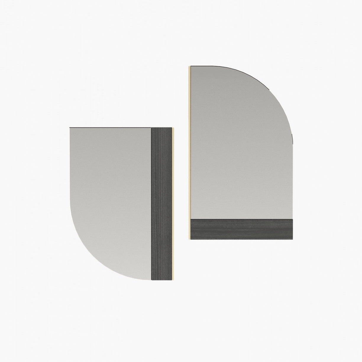 Laskasas FORTH Mirror Grey Eucalyptus Veneer Matte - Araco Interiors