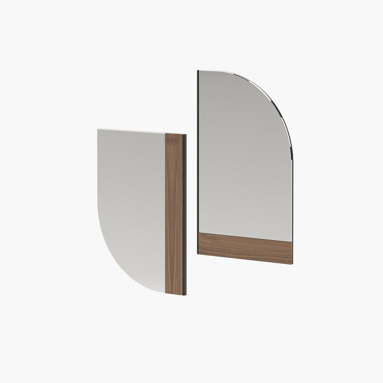 Laskasas FORTH Mirror Walnut Veneer Matte - Araco Interiors