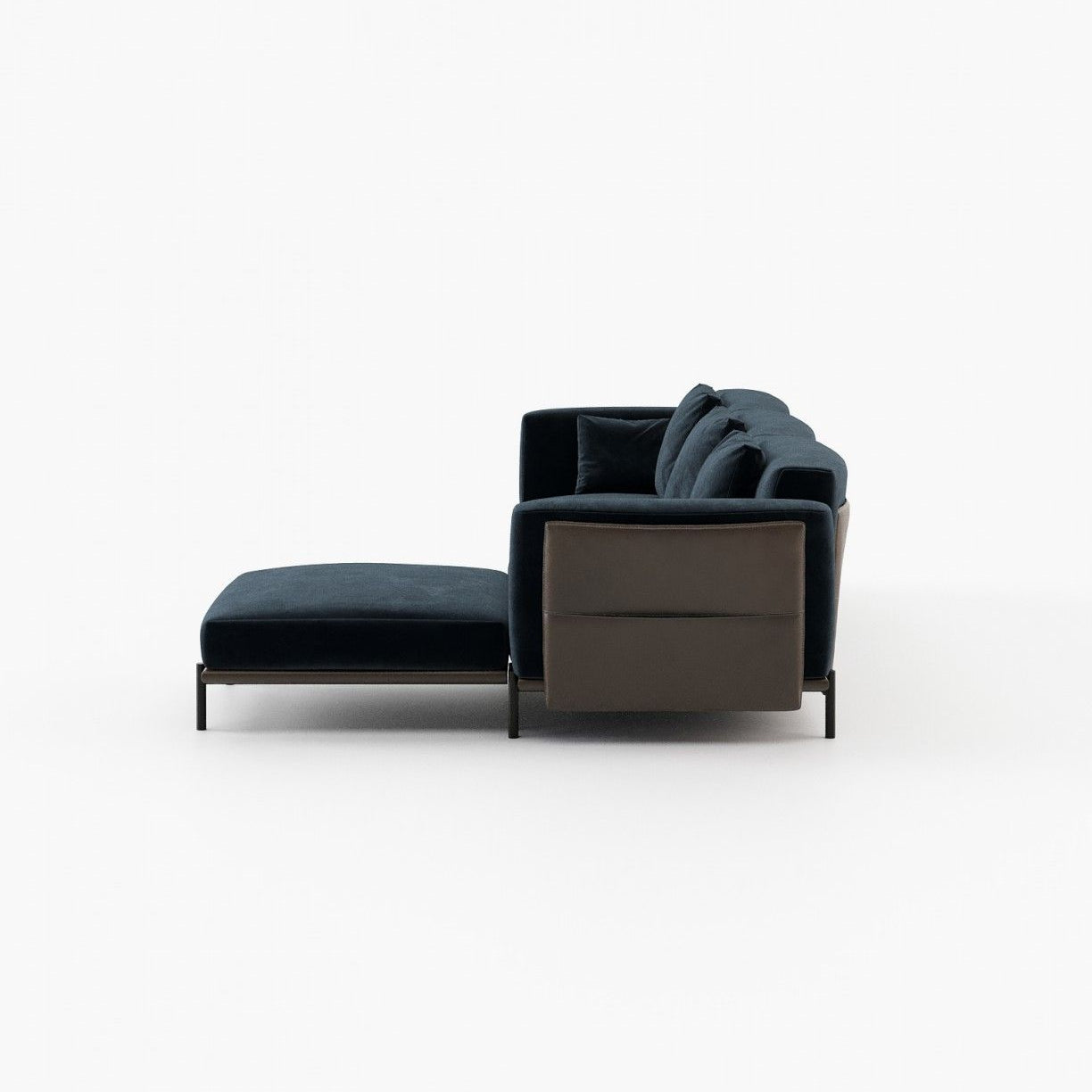 Laskasas FOSTER armless module Sofa Vienna Deep Blue - Araco Interiors
