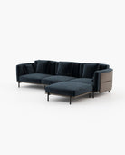 Laskasas FOSTER armless module Sofa Vienna Deep Blue - Araco Interiors