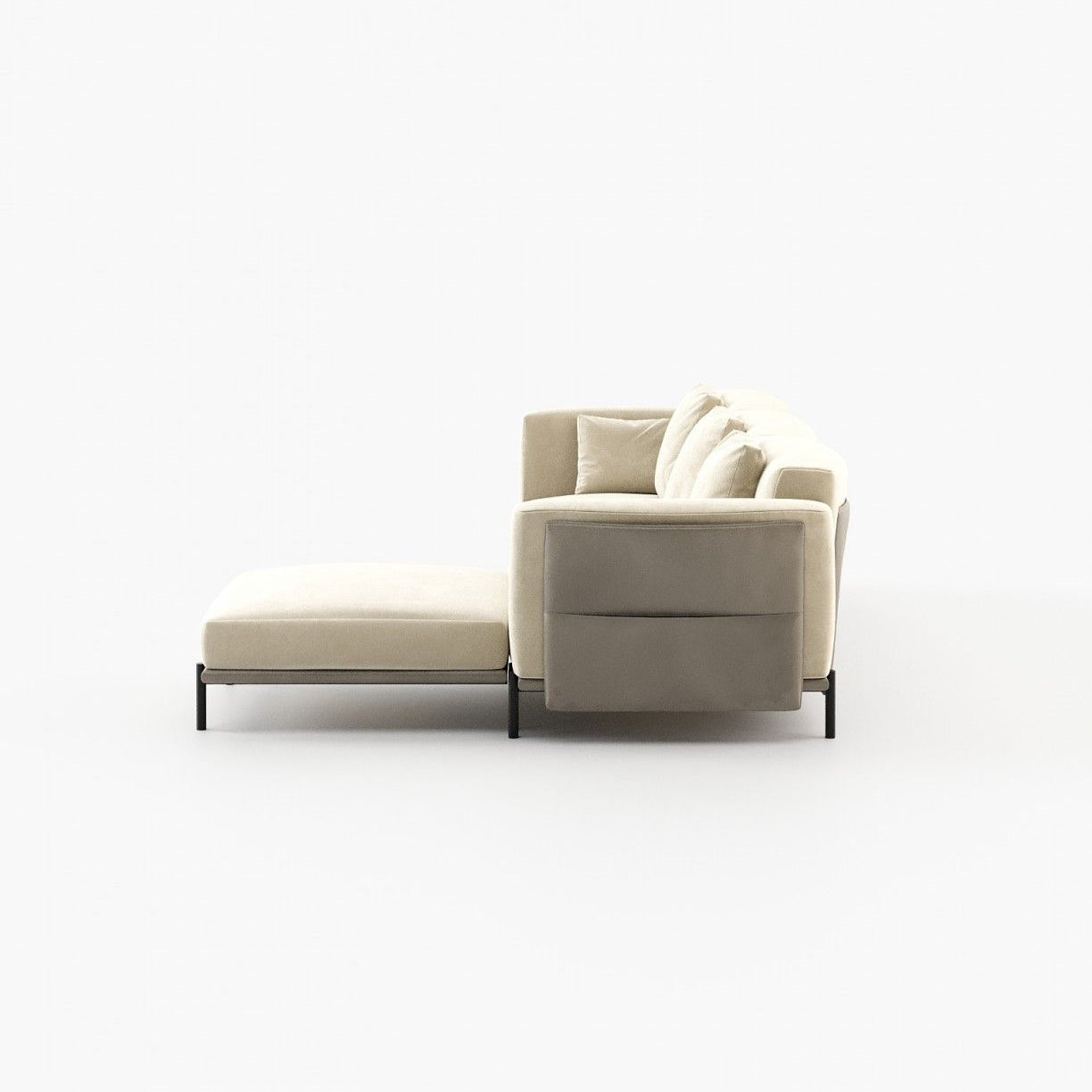 Laskasas FOSTER left/right module Sofa Vienna Cream - Araco Interiors