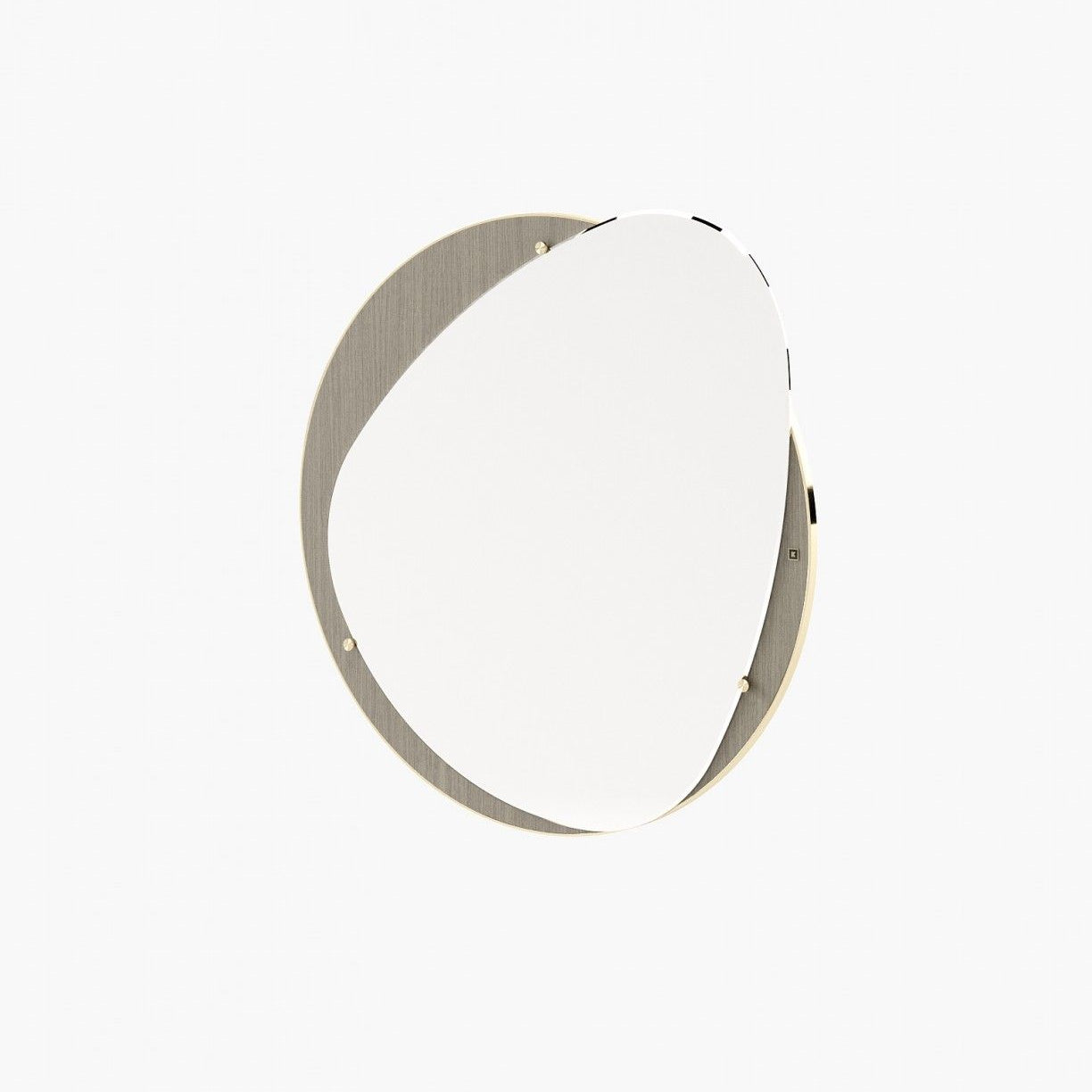 Laskasas FRANK Mirror Aged Oak Veneer Matte - Araco Interiors