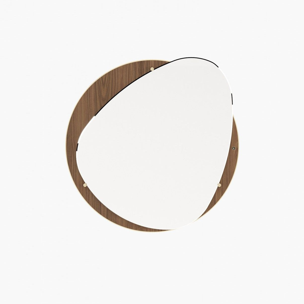 Laskasas FRANK Mirror Walnut Veneer Matte - Araco Interiors