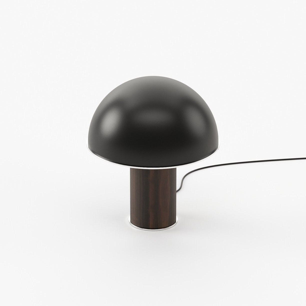 Laskasas FRANKLIN Table & Desk Lamp Smoked Eucalyptus Veneer Matte - Araco Interiors
