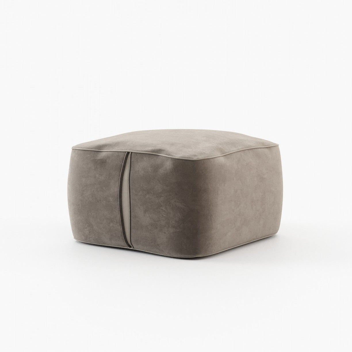 Laskasas FRASER Footstool & Pouf Vienna Khaki - Araco Interiors