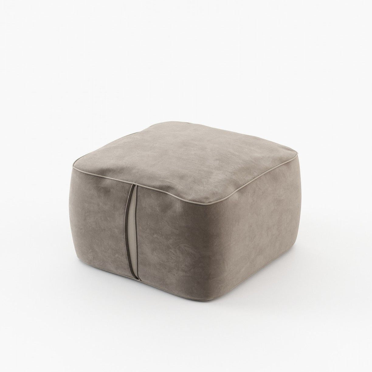 Laskasas FRASER Footstool & Pouf Vienna Khaki - Araco Interiors