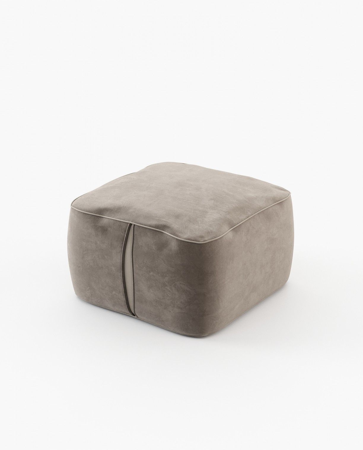 Laskasas FRASER Footstool & Pouf Vienna Khaki - Araco Interiors