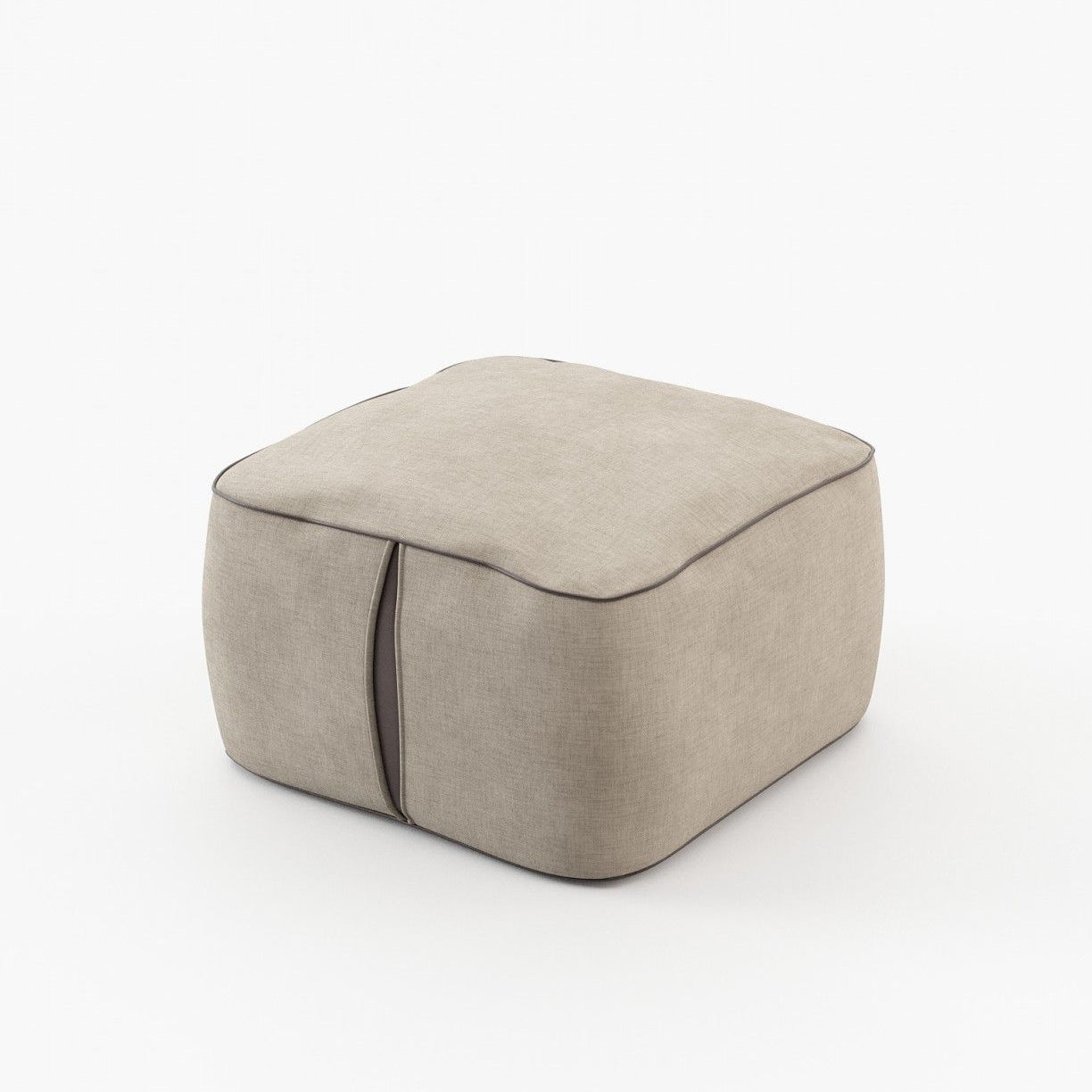 Laskasas FRASER Footstool & Pouf Xangai Sand - Araco Interiors