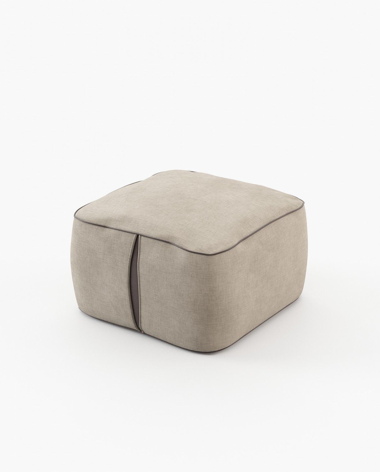 Laskasas FRASER Footstool & Pouf Xangai Sand - Araco Interiors