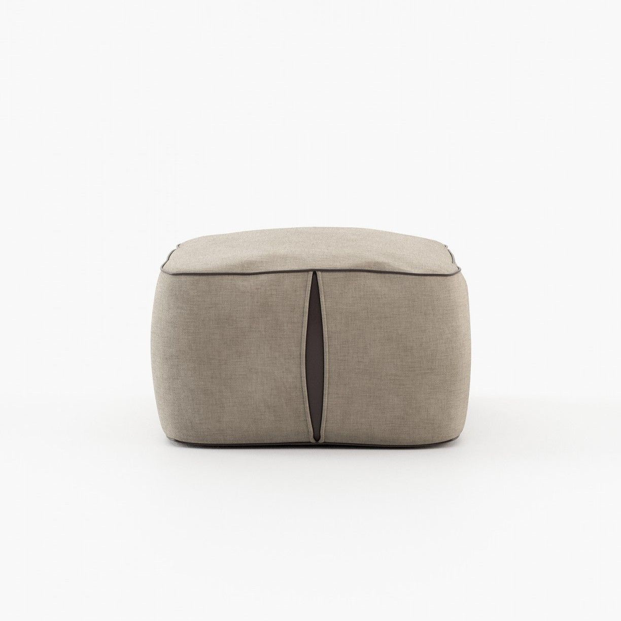 Laskasas FRASER Footstool & Pouf Xangai Sand - Araco Interiors