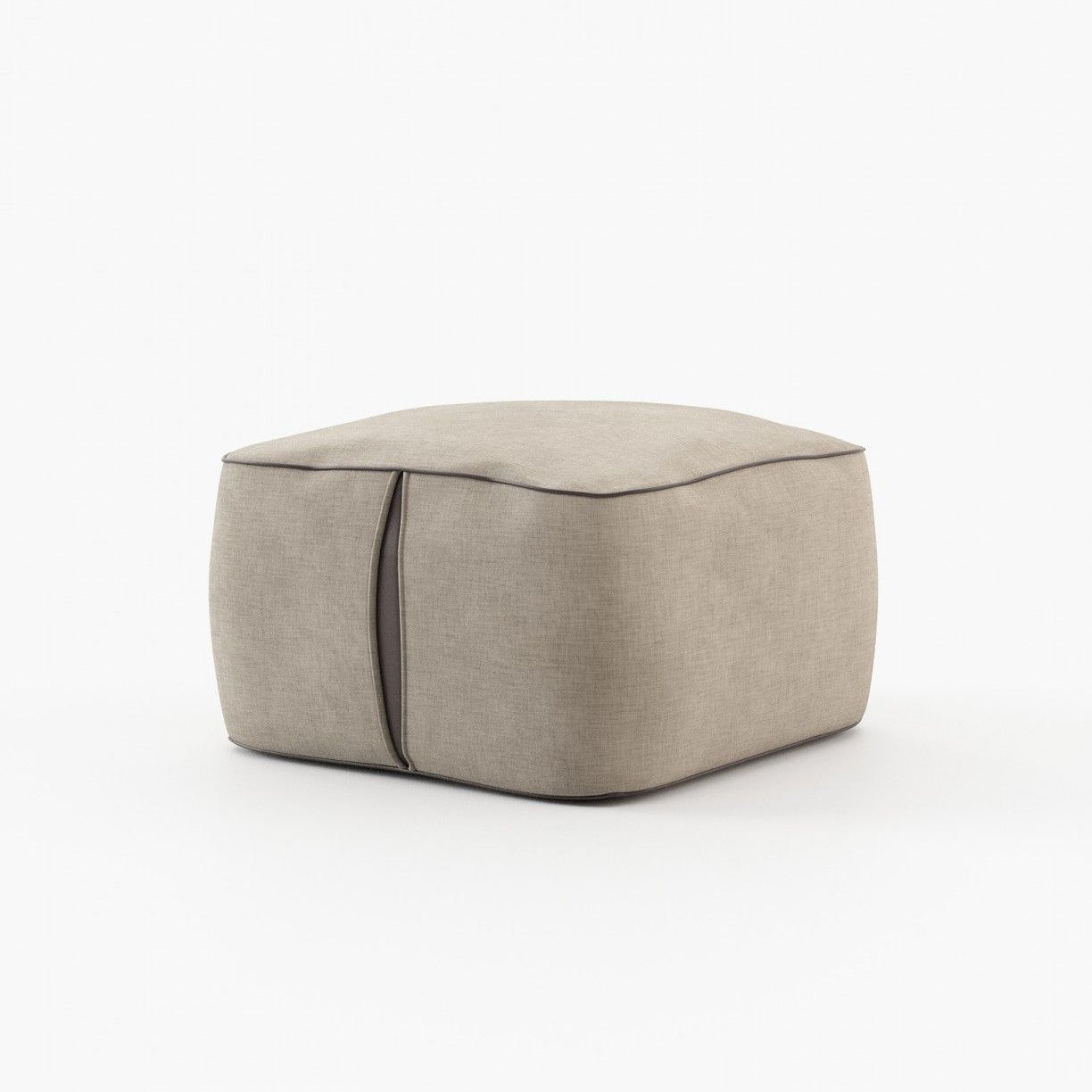 Laskasas FRASER Footstool & Pouf Xangai Sand - Araco Interiors