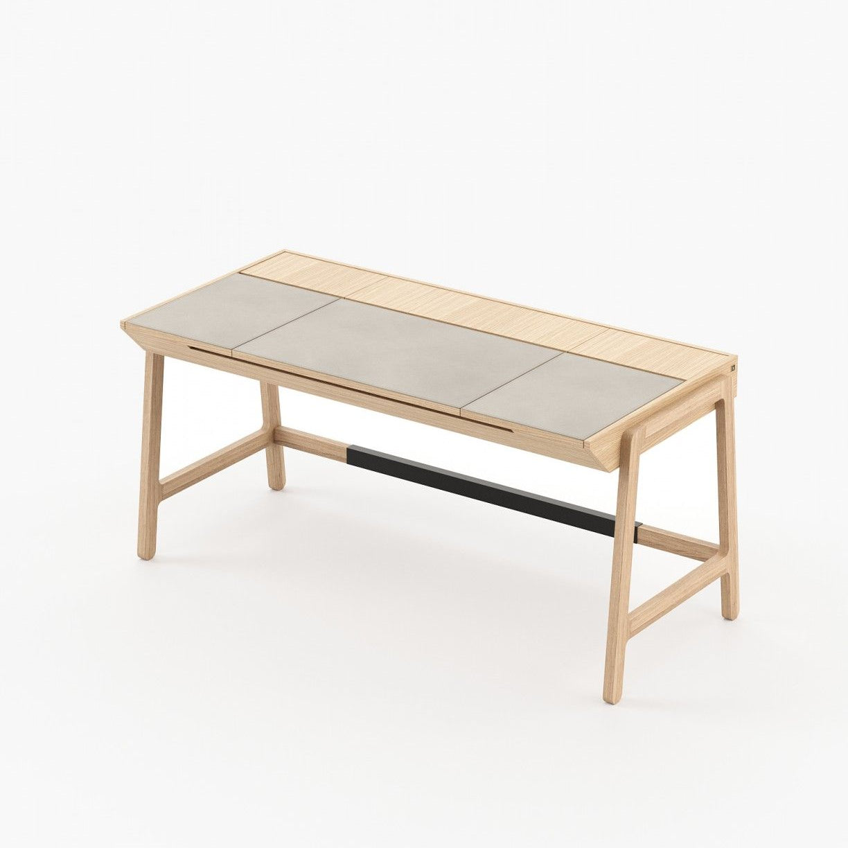 Laskasas GATSBY Desk Oak Veneer Matte - Araco Interiors