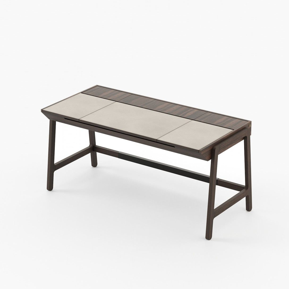 Laskasas GATSBY Desk Smoked Eucalyptus Veneer Matte - Araco Interiors