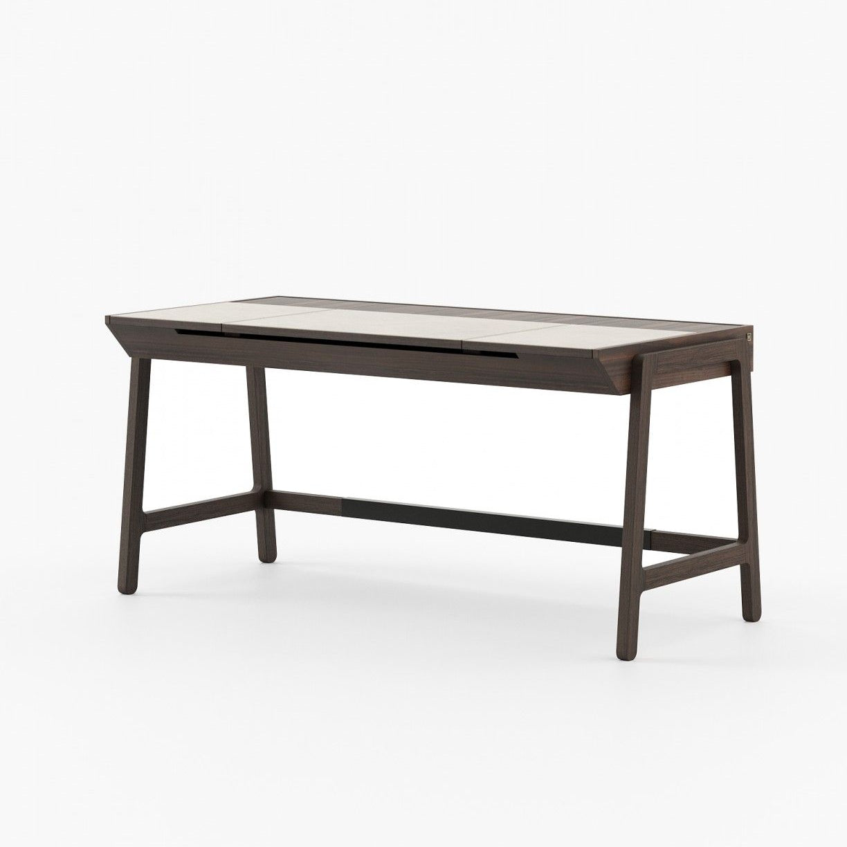 Laskasas GATSBY Desk Smoked Eucalyptus Veneer Matte - Araco Interiors