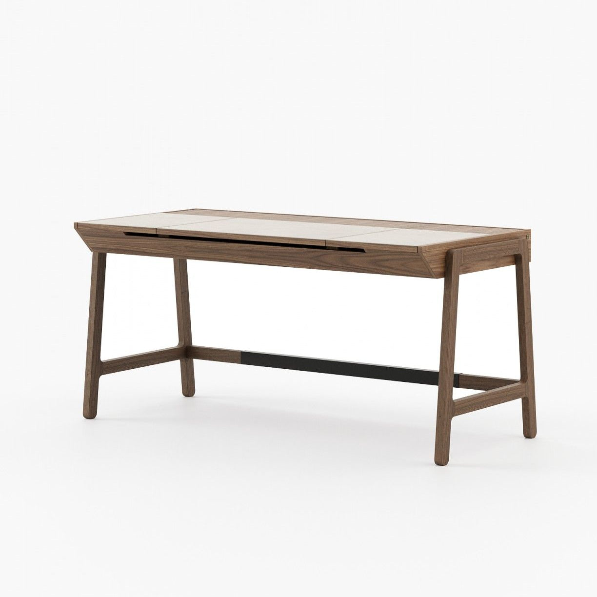 Laskasas GATSBY Desk Walnut Veneer Matte - Araco Interiors