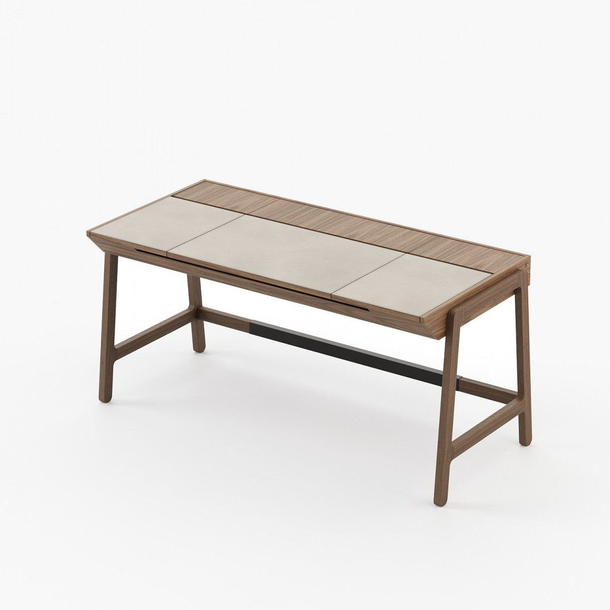 Laskasas GATSBY Desk Walnut Veneer Matte - Araco Interiors