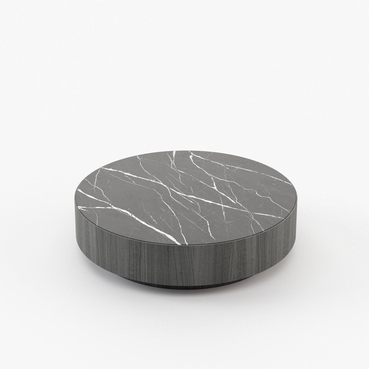 Laskasas GOLD Coffee Table Grey Eucalyptus Veneer Matte - Araco Interiors