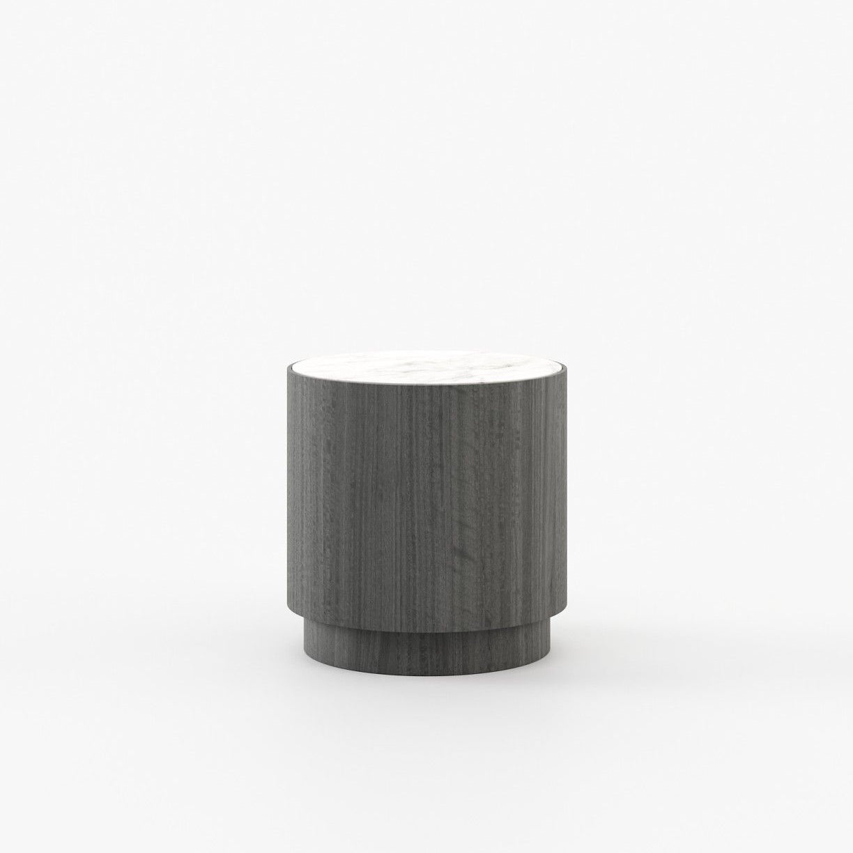 Laskasas GOLD Nest & Side Table Grey Eucalyptus Veneer Matte - Araco Interiors