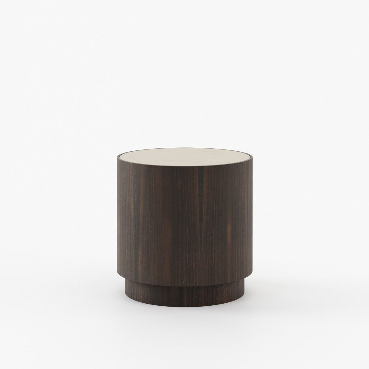 Laskasas GOLD Nest & Side Table Smoked Eucalyptus Veneer Matte - Araco Interiors