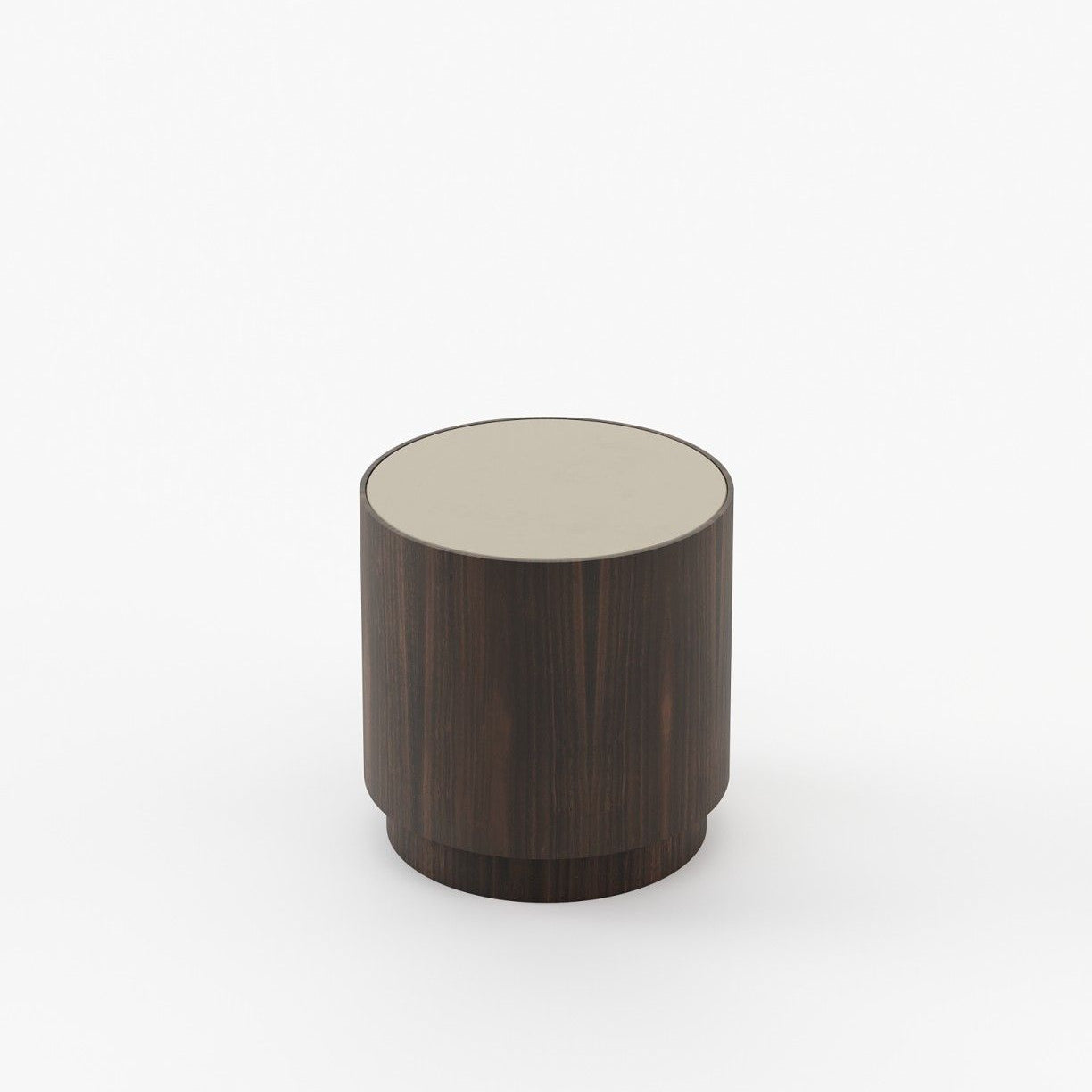Laskasas GOLD Nest & Side Table Smoked Eucalyptus Veneer Matte - Araco Interiors