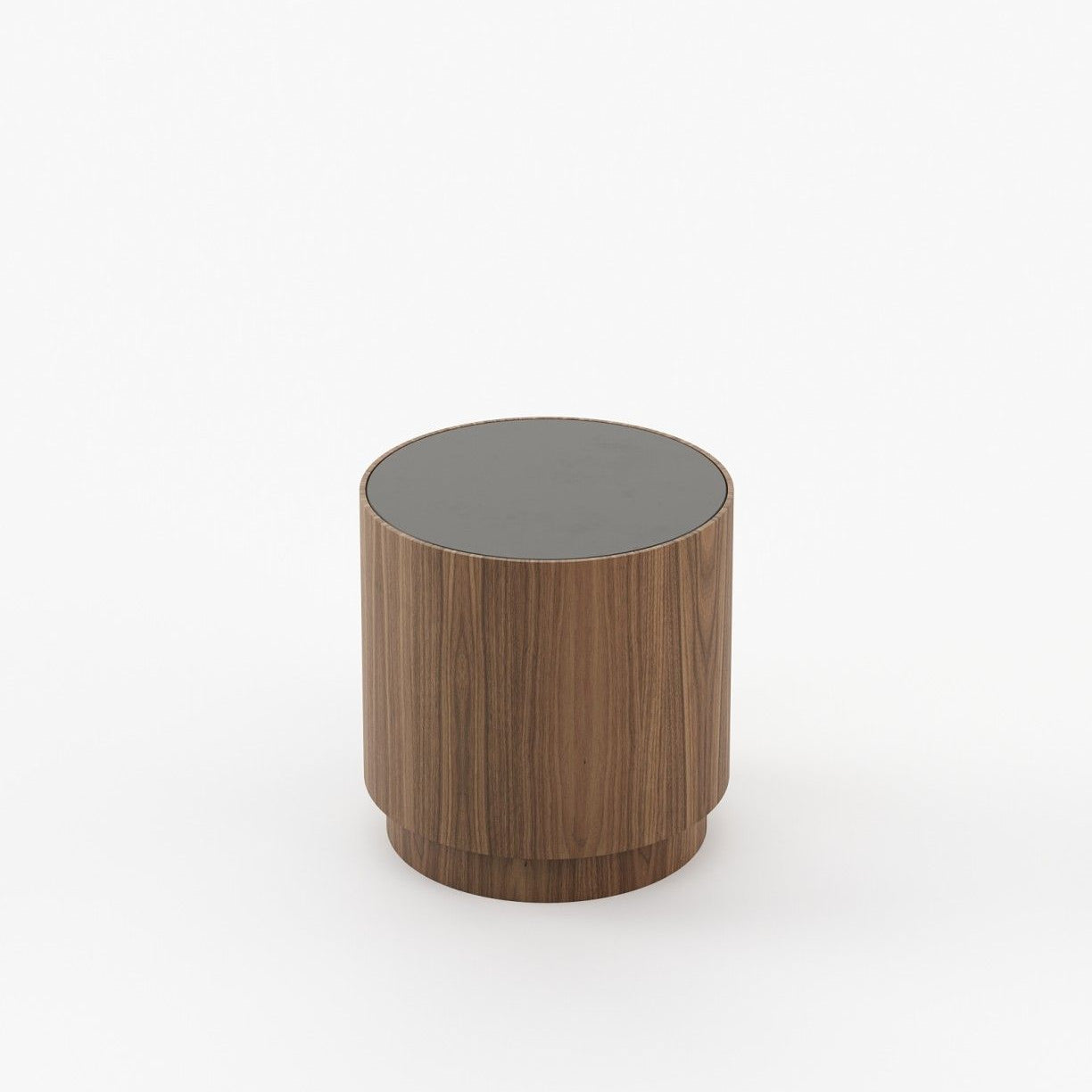 Laskasas GOLD Nest & Side Table Walnut Veneer Matte - Araco Interiors