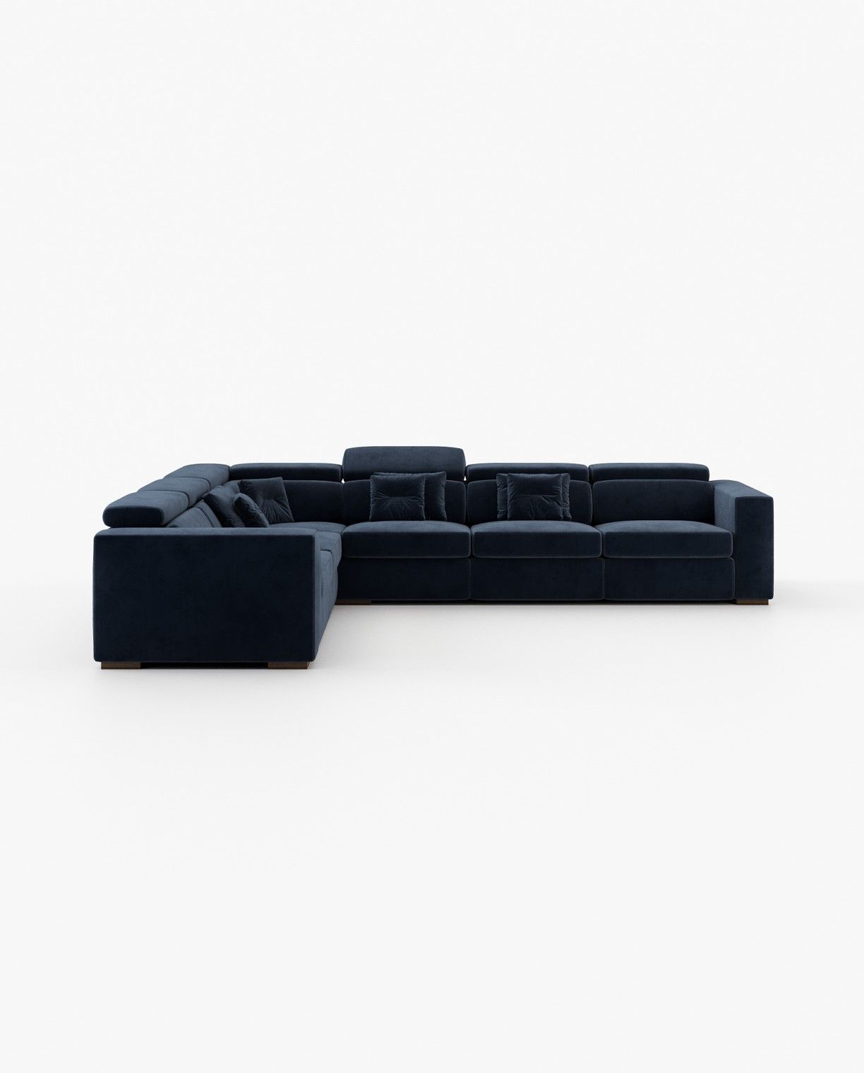 Laskasas GOLD Sofa Vienna Deep Blue - Araco Interiors