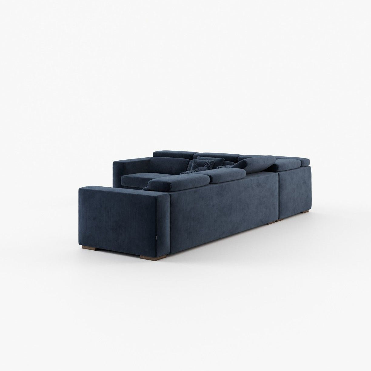 Laskasas GOLD Sofa Vienna Deep Blue - Araco Interiors
