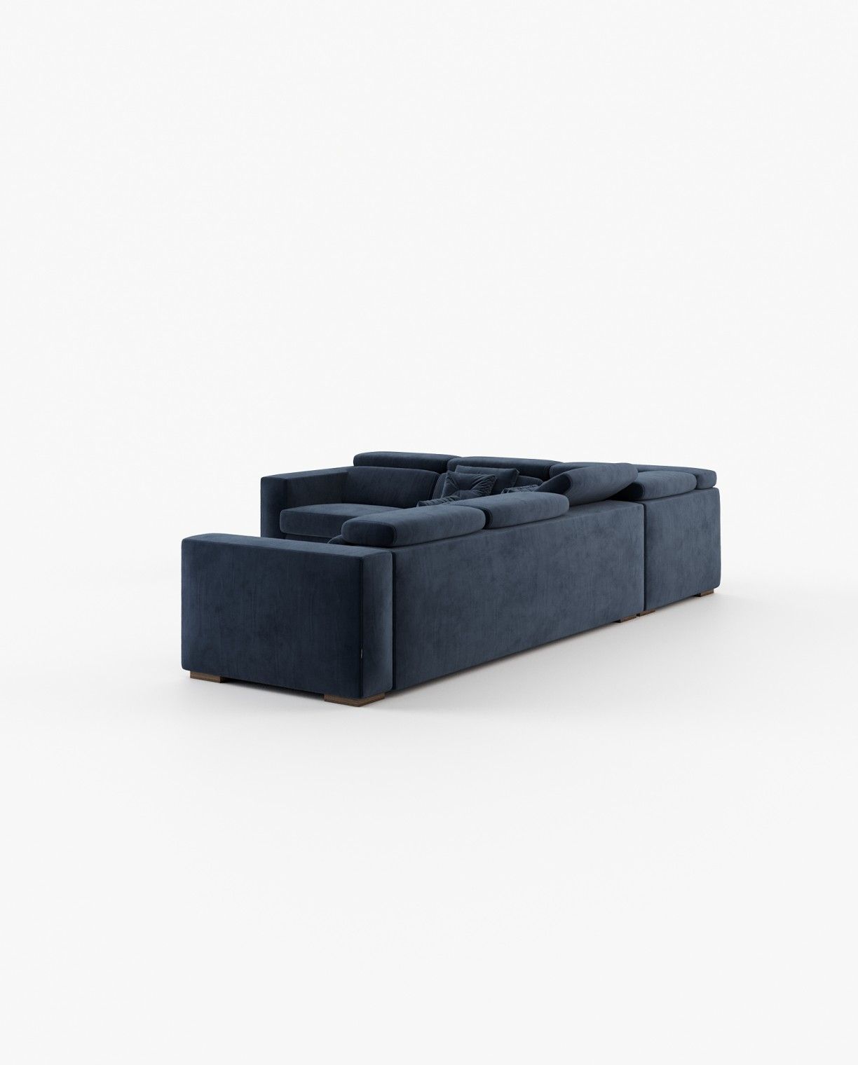Laskasas GOLD Sofa Vienna Deep Blue - Araco Interiors